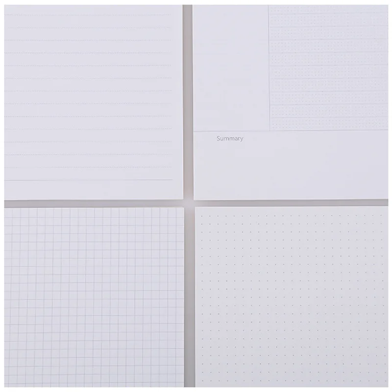 Imagem -04 - Furos Folhas Soltas Recarga de Caderno Espiral Fichário Índice de Papel Dentro da Página Ponto Grade em Branco Connell Papelaria b5