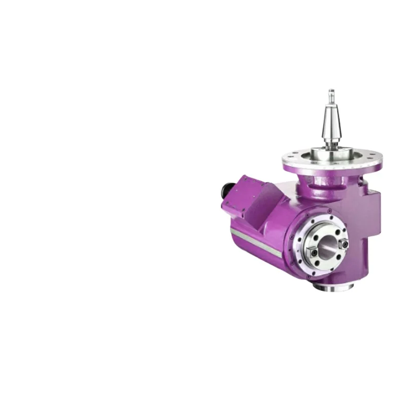 Vertical and Horizontal Dual Output Milling Head Angle