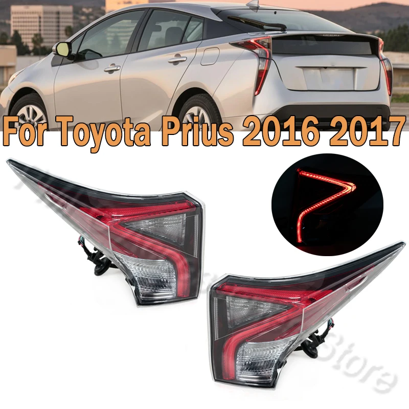 Tail Light Assembly Car Rear Brake Light Parking Stop Reverse Lamp Taillamp For Toyota Prius 2016 2017 8155047291 8156147281