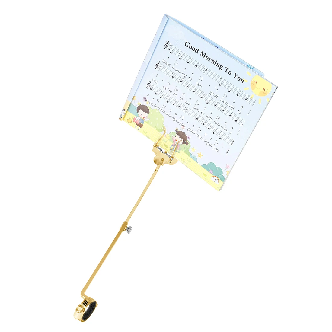 Music Stand Trumpet Flute Winds Alto Saxophone Portable Marching Sheet Golden Music Stands Musical Instruments Accessories