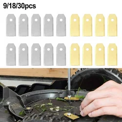 9/18/30pcs Garden Lawn Mower Blade Replacement Blade Lawn Mower Blade 43 Mm Long For Robotic Lawnmower Set Lawn Mower Blade