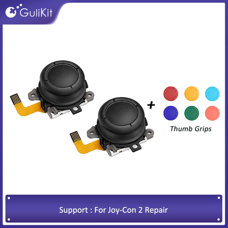 GuliKit NS70 TMR-joystick voor JoyCon 2, zonder drift-effect, voor Nintendo Switch 2, model voor reparatie en vervanging van de gameconsole.