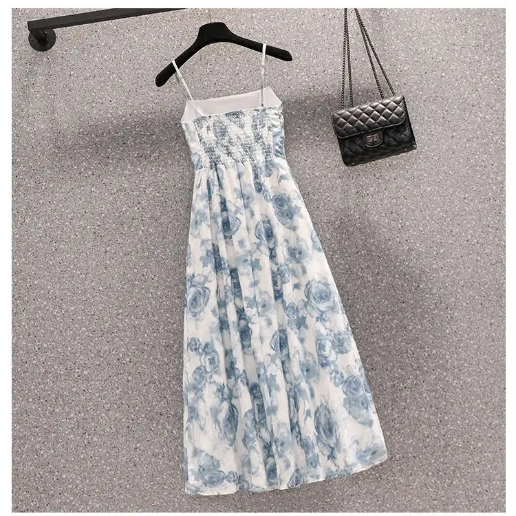 Advanced Design Solid Color Cardigan Temperament Floral Women\'s Camisole Skirt Two-piece Set 2024 Summer New Style