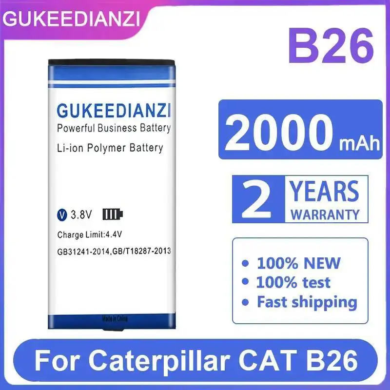 

Для Caterpillar Cat B26 2000 мАч аккумулятор мобильного телефона длительный срок службы
