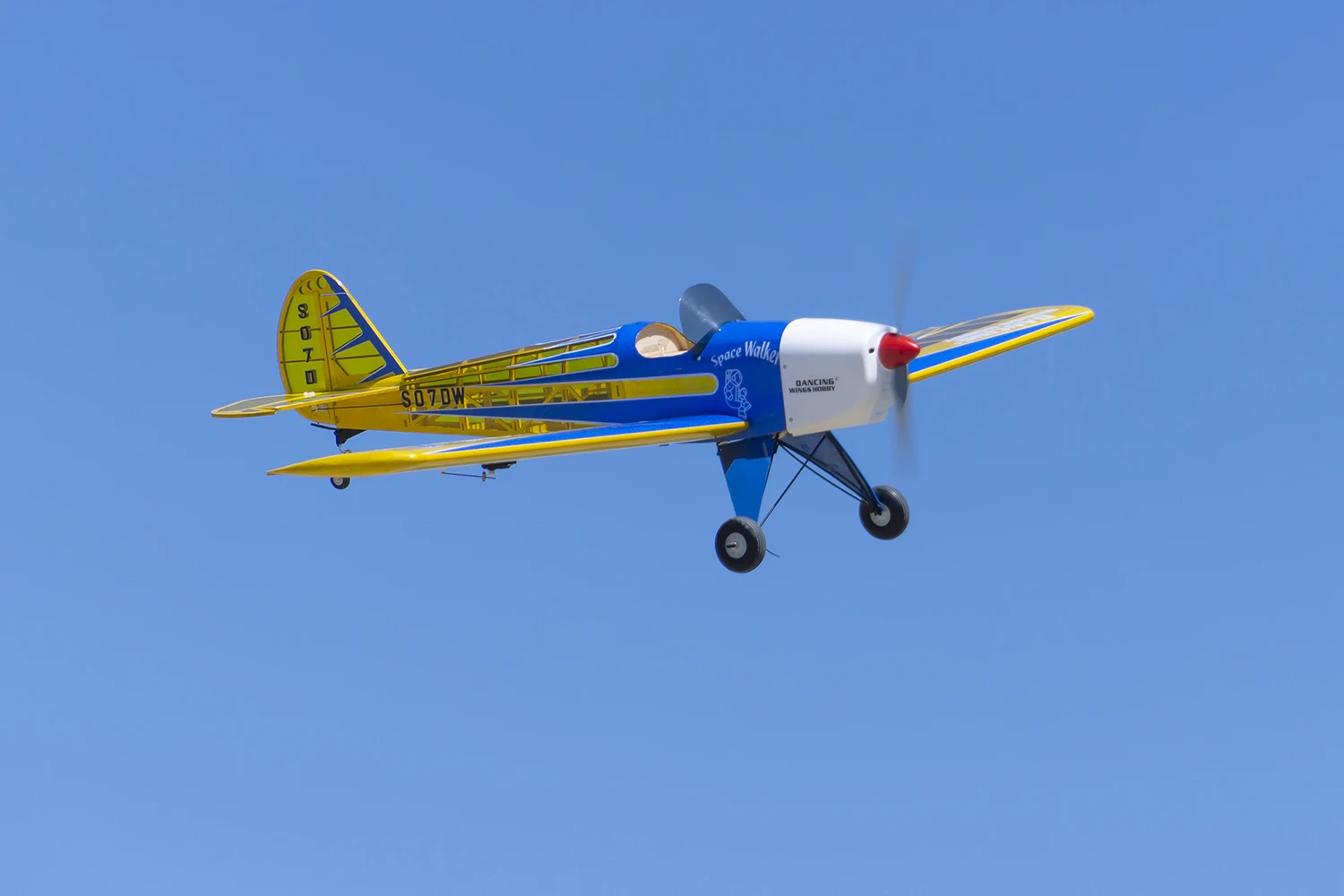 DW Hobby 1.6M Space Walker Bausatz – 63 Zoll 1:5 Maßstab Balsa Elektro-/Benzin-RC-Flugzeug S07 – Detail 19