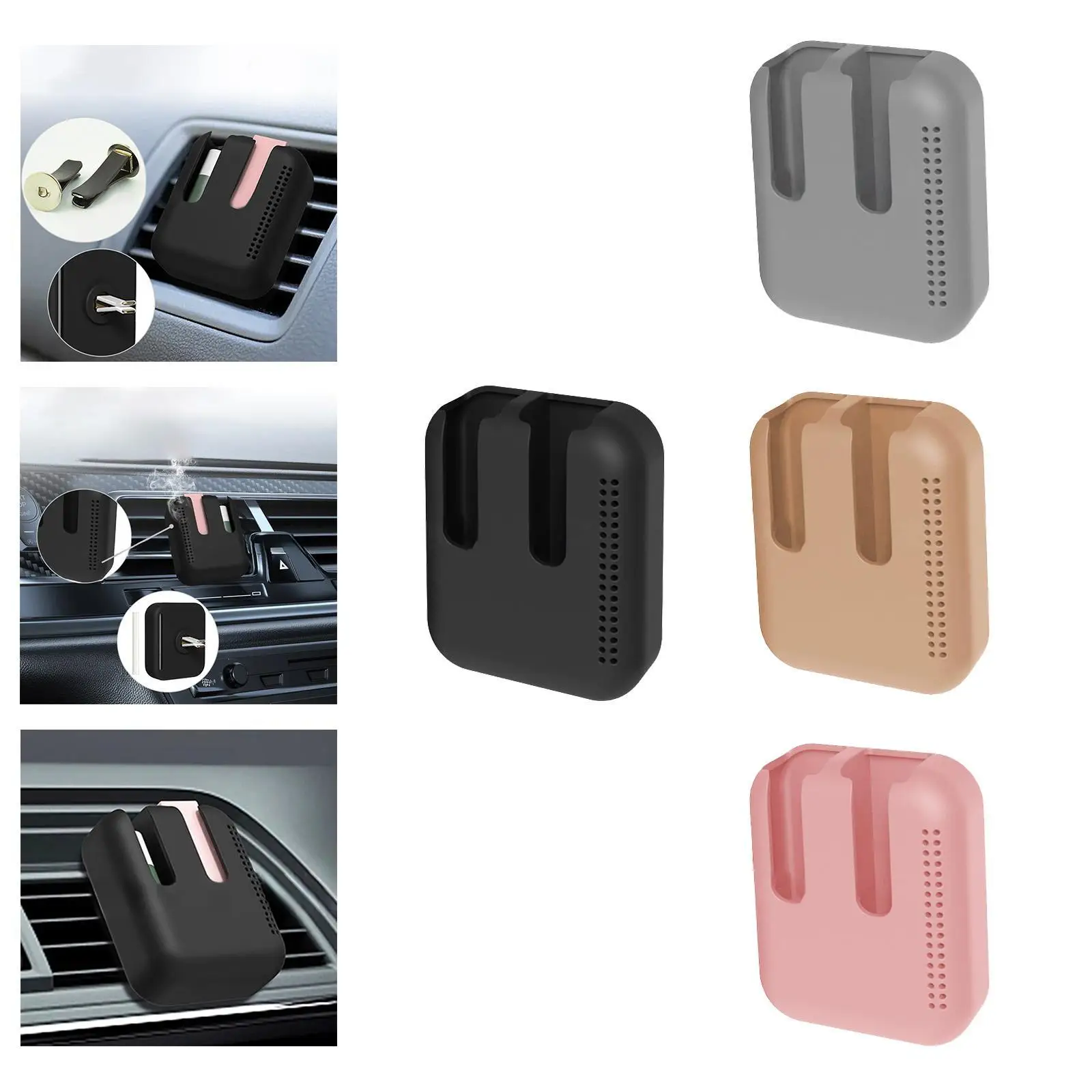 

Lip Balm Chapstick Holder for Car Vent for Girl Car Interior Decor Silicone