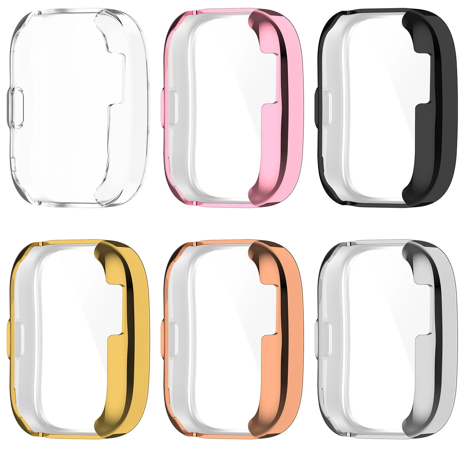 30PCS Protective Case for Amazfit Bip 5 Smart Watch Soft TPU Full Screen Protection Cover for Amazfit BIP5 Protector Shell