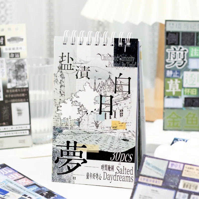 

Salted Daydream Series Sticker Book With High Aesthetic Value Artistic Romance DIY Creative And Fun Student Stickers