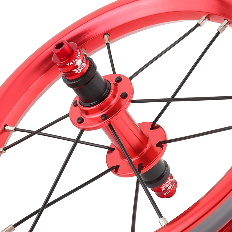 MUQZI 1 ペア自転車ハブ延長アダプター 74 ミリメートルから 100