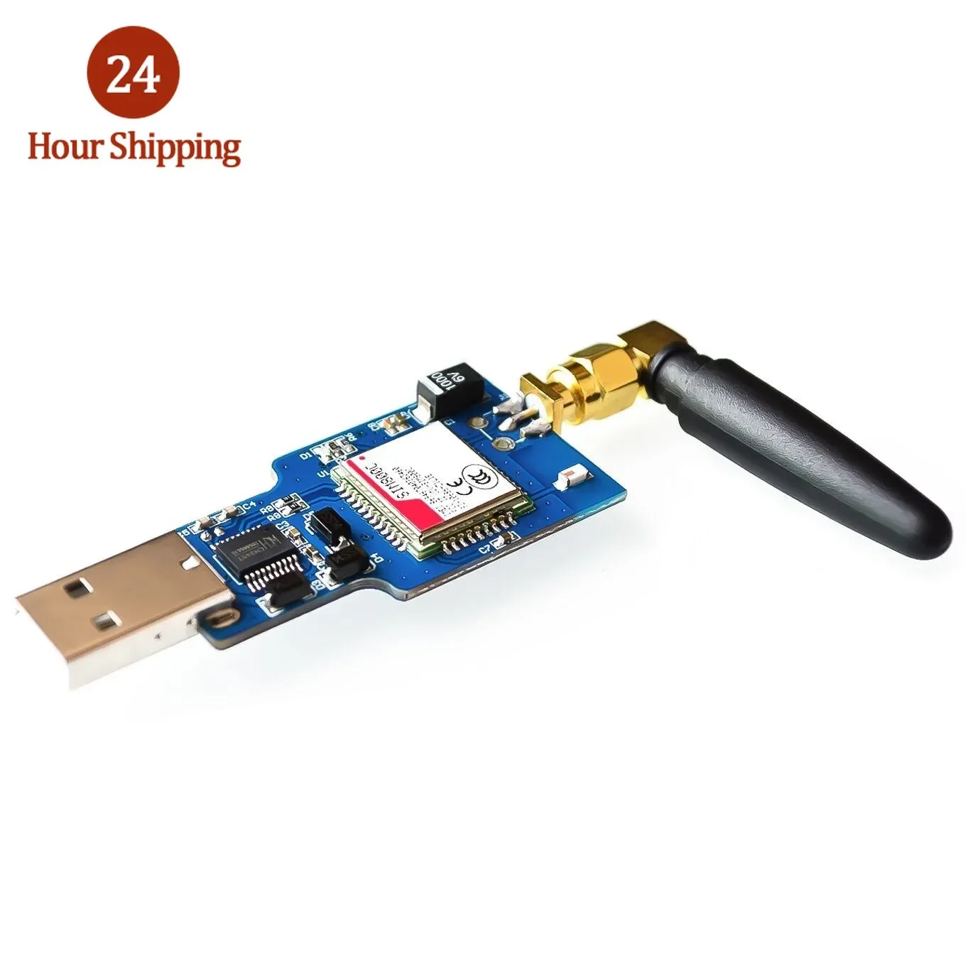 USB to GSM Serial GPRS SIM800C Module With for Bluetooth Sim900a Computer Control Calling With Antenna