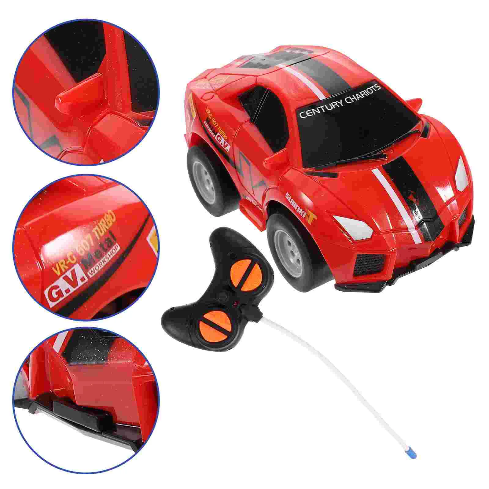 

Four-way Wireless Remote Control Off-road Car Model Children's Cartoon Toy (red) Friends Play Plastic Eletric Rc Cars Kids