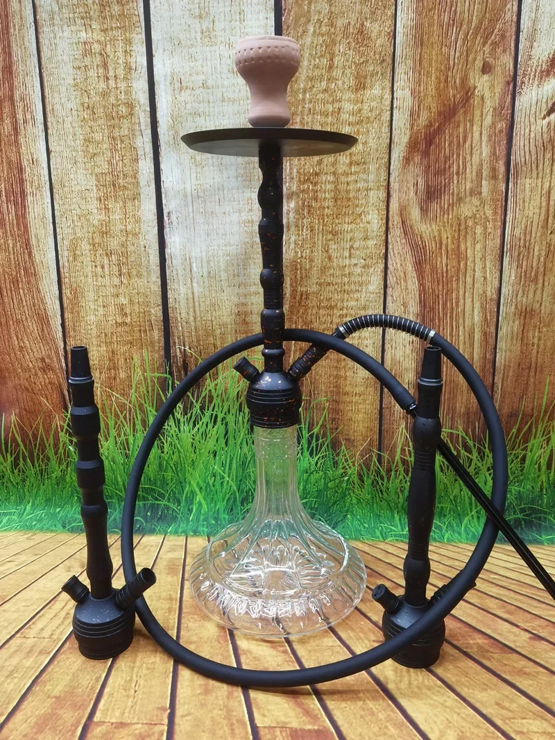 

A for Hot Selling Silicone Hookah Bowl Mirror Technique Clay Hookah Hose Unique Gift Box Set Bar Use Direct Manufacturer