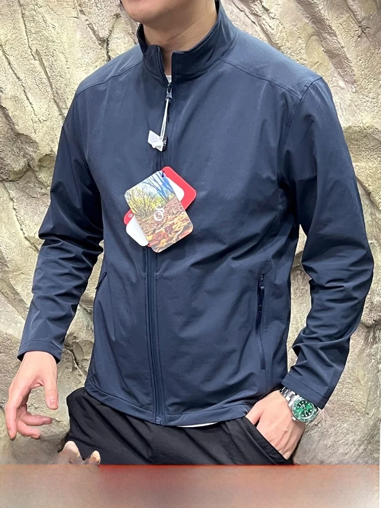 

Тяжелый уличный мух-животное, мягкая сухая ткань ell Qui, осенняя новинка, джерт с воротником-стойкой для мужчин и женщин, подходит для стоя