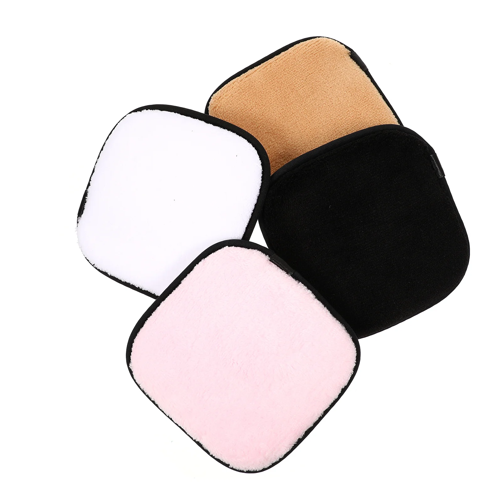 4Pcs Makeup Removal Puff Square Facial Sponge Soft Cleaning Pad Face Washing Tool Exfoliating Deep Pore Cleansing Sponge