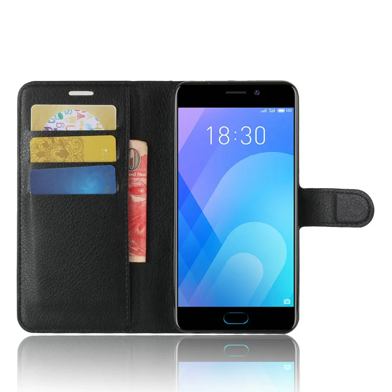 Wallet Flip Leather Case for Meizu m6 note 6 for Meizu M6s S6 E3 M851Q 3GB 16GB 32GB 4GB 64GB Phone Cover case