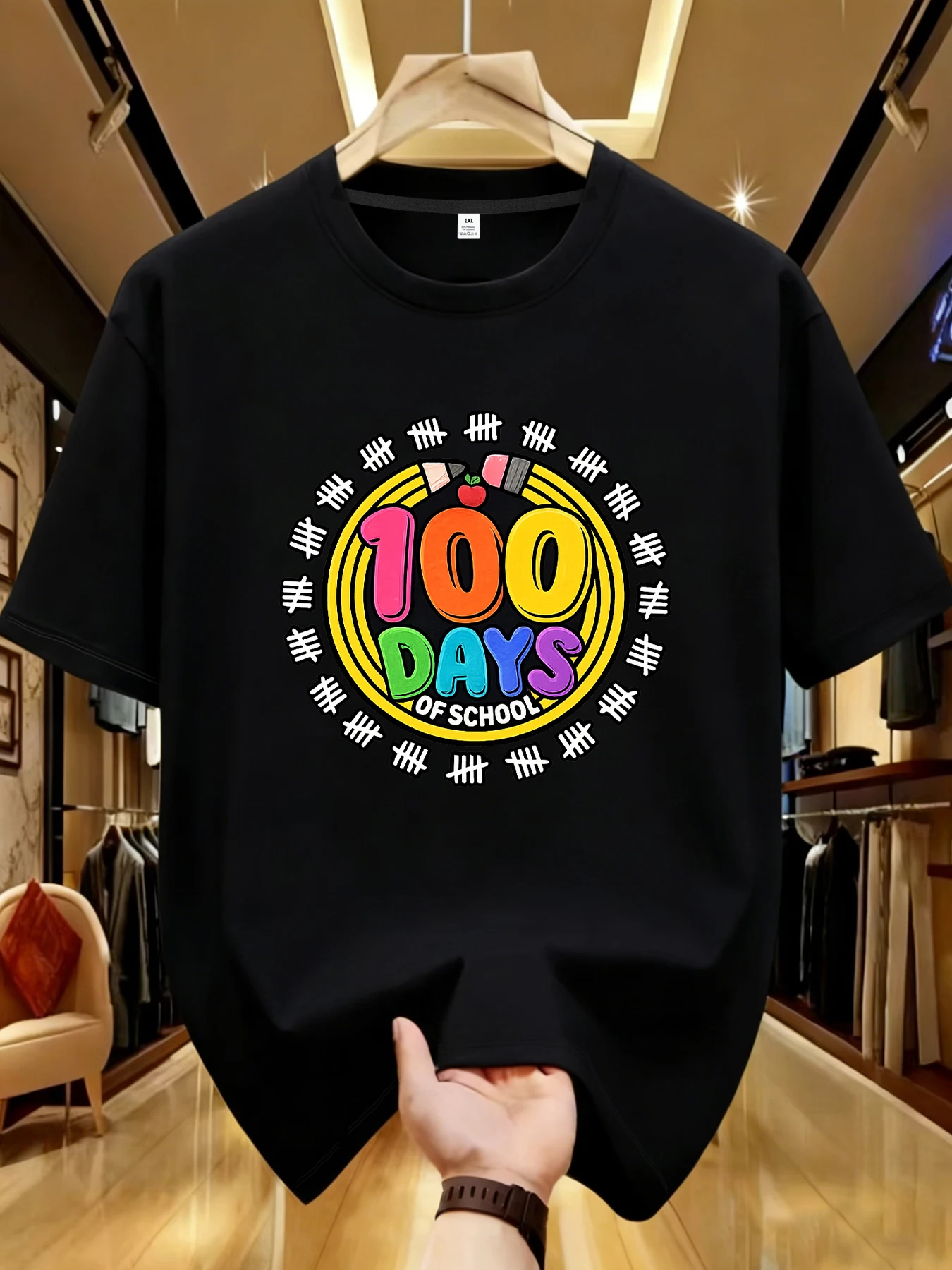 

【WDS01220】Creative printing plus size women's T-shirt summer casual street fashion women's Joker short sleeve T-shirt