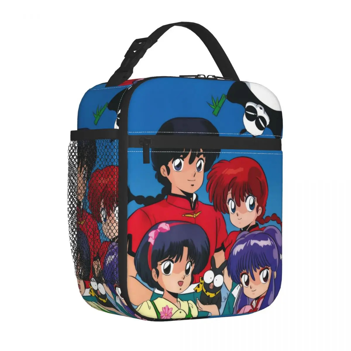 

Аниме Ranma и Akane Tendo Merch изолированные сумки для обеда для путешествий, контейнер для еды, портативный термохолодильник, ланч-боксы