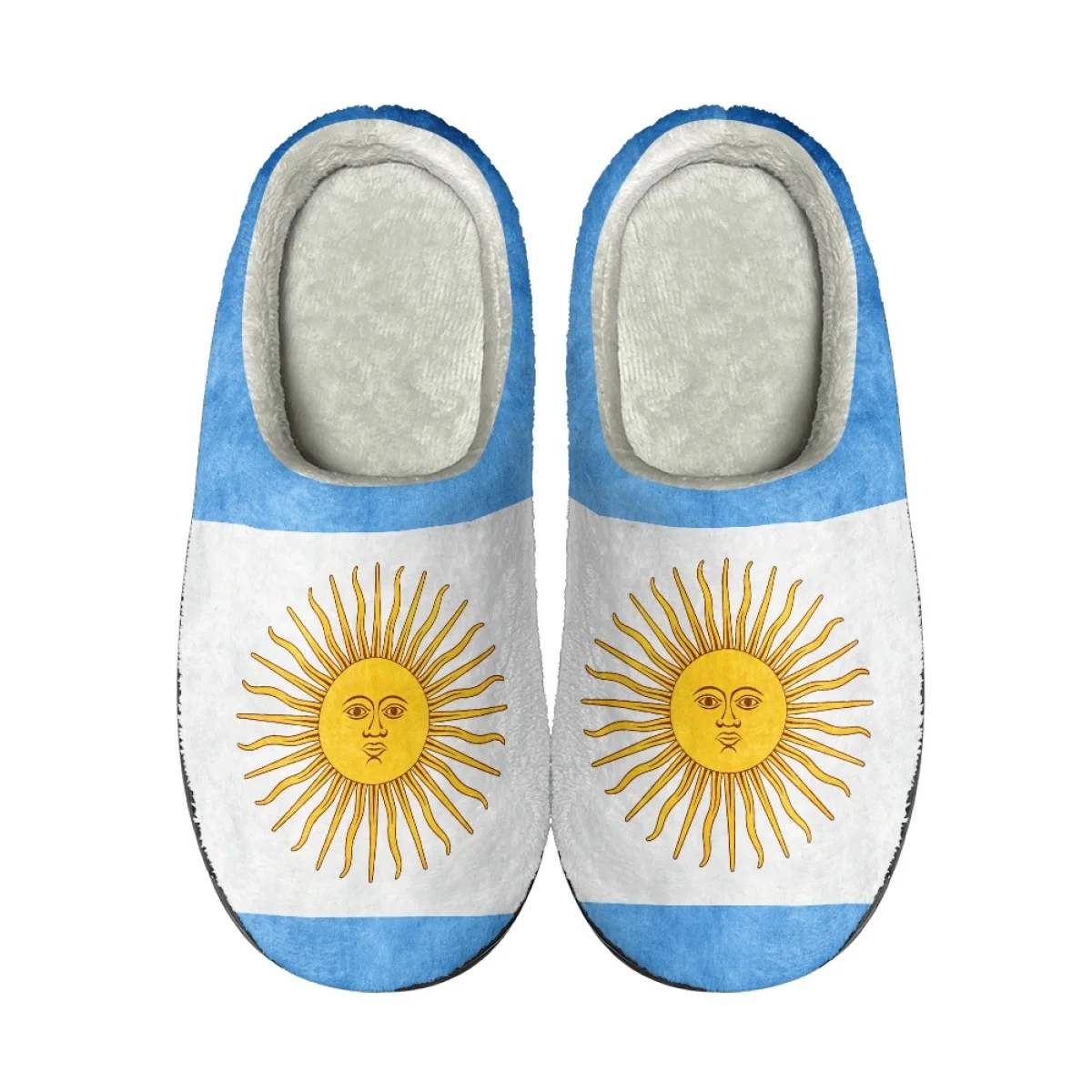 Autumn Winter New Women's Cotton Slippers Argentina Flag Home Slippers Print On Demand Indoor Comfort  Footwear Zapatos Mujer