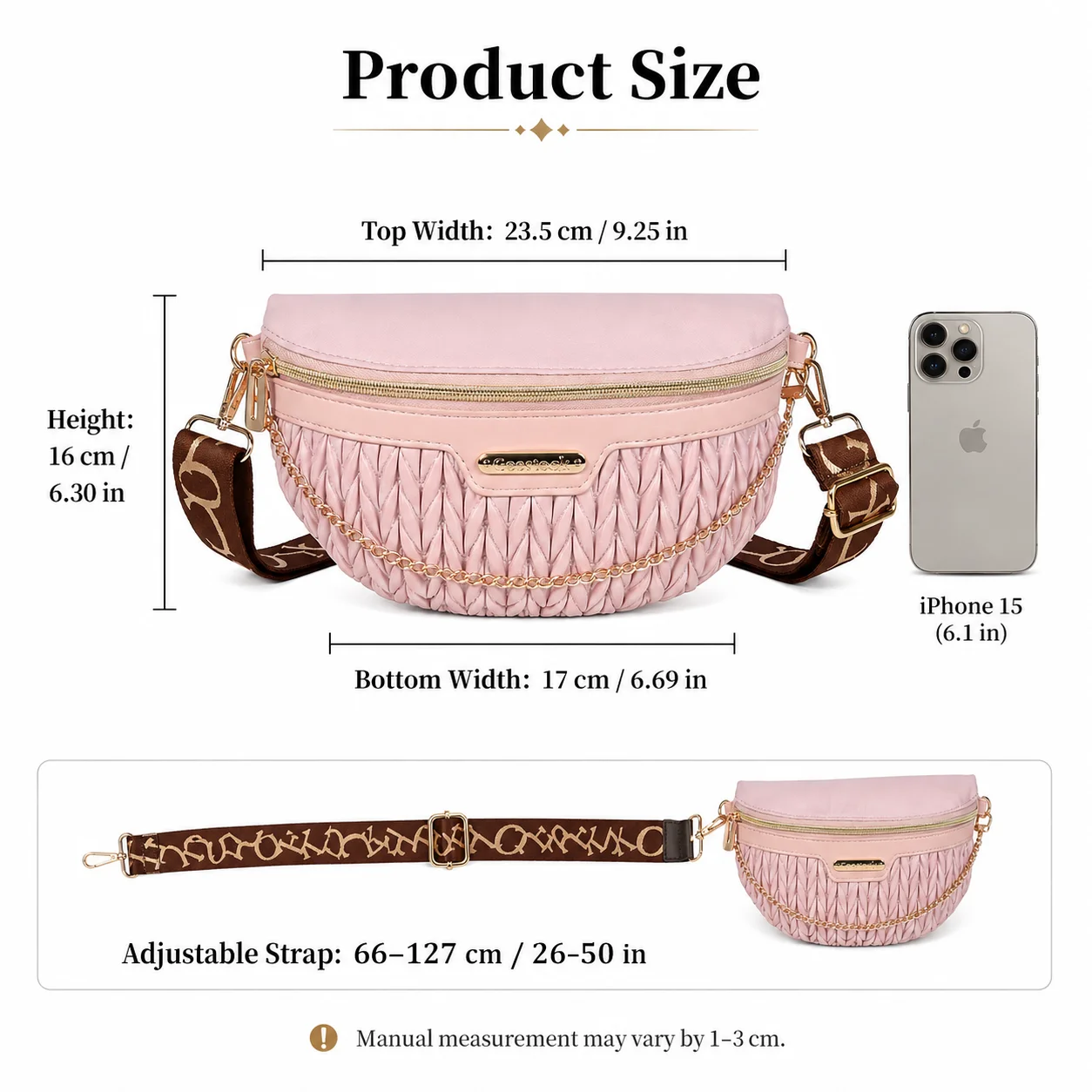 กระเป๋าคาดเอวแบบควิลท์สุดหรูสำ - Luxury Quilted Bags บทวิจารณ์และราคา