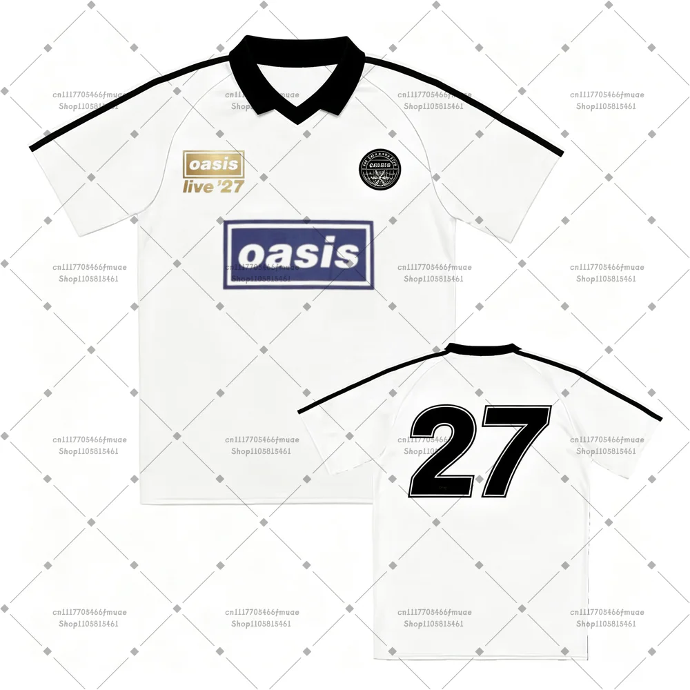 Oasis Live '27 World Tour 2026 New Quick-dry Breathable Top Adult T-shirt Summer Vintage Casual Training Outdoor Sports Jersey