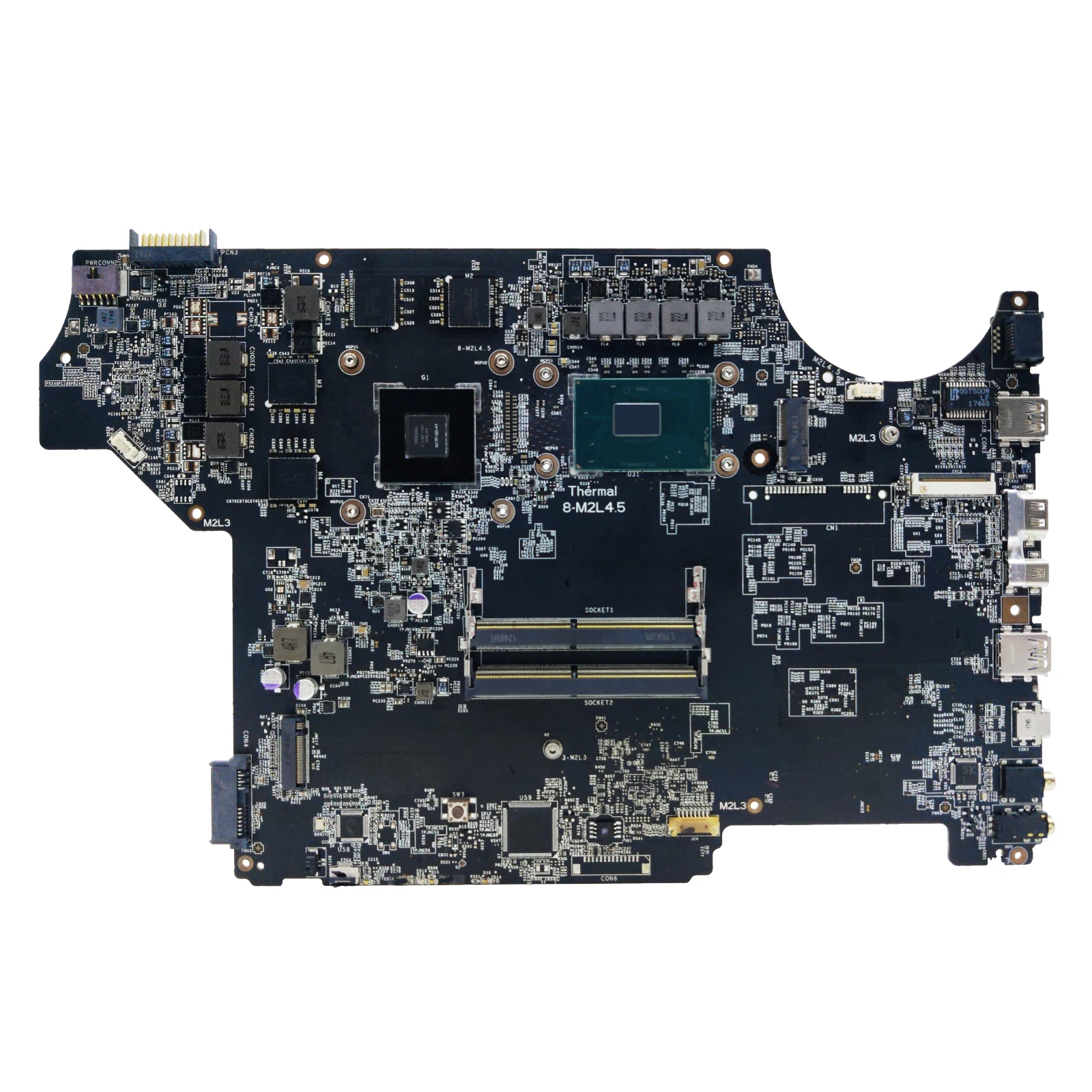 AKEMY MS-16J91 Mainboard For MSI MS-16J9 GP62 PE60 GL62M Laptop Motherboard With I7-7700HQ CPU GTX1050 V2G GPU 100% Tested OK