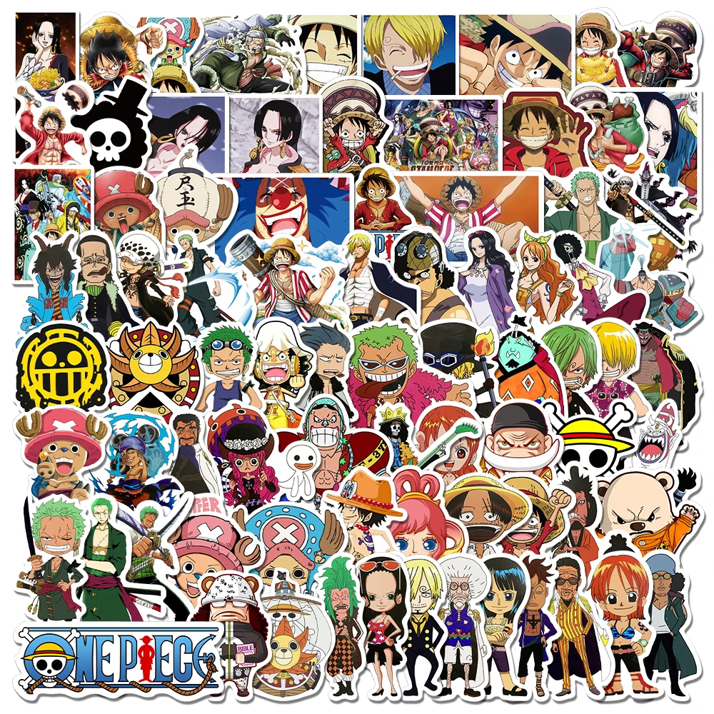 

10/30/50/100PCS Anime One Piece Graffiti Stickers Cool Cartoon Decal Decoration DIY Phone Suitcase Laptop FridgeClassic Kid Toy