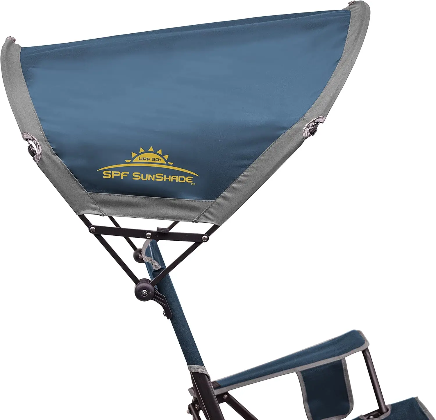 Cadeira de balanço externa Sunshade Rocker com dossel