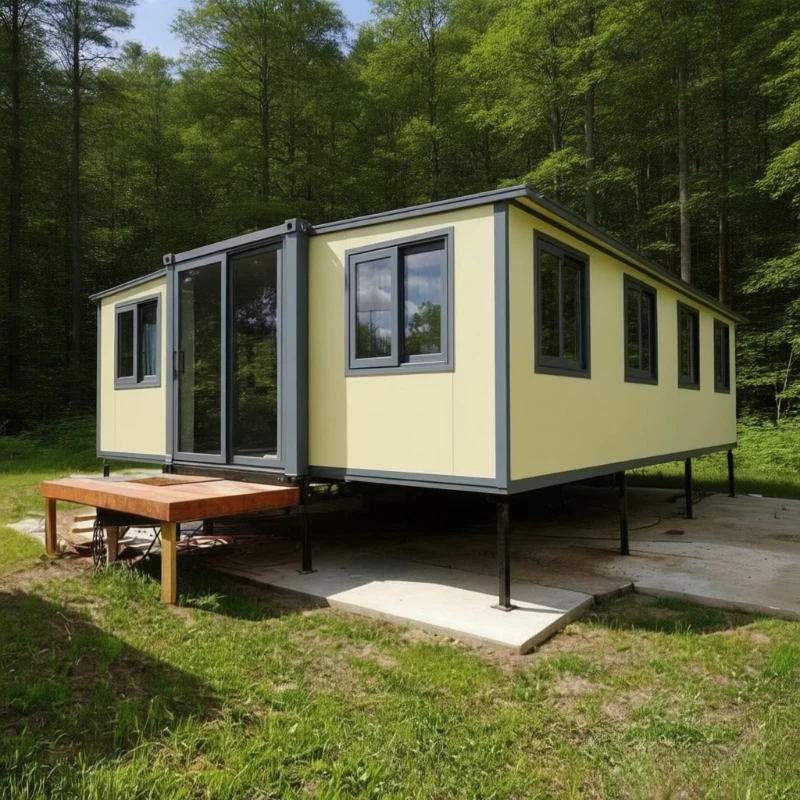 Customized Expandable Container House Folding Room Prefabricated Tiny House Sheds Container Module Homes 20Ft 40Ft Prefab Expand
