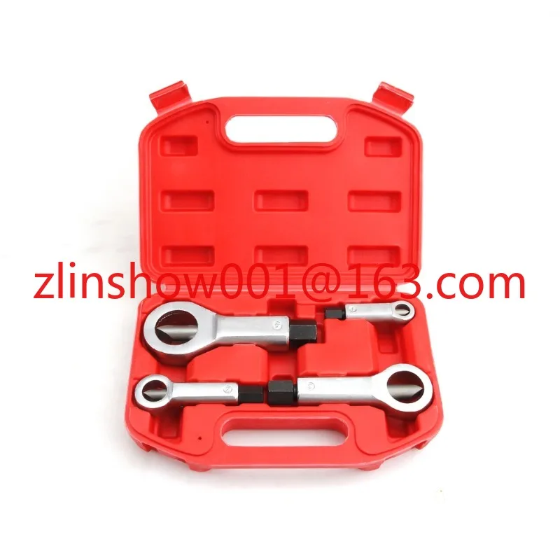 4Pcs 9-27mm Rusty Nut Splitter Damaged Bolt Nut Separator Extractor Remover Cutting Tools Screw Breaker Set