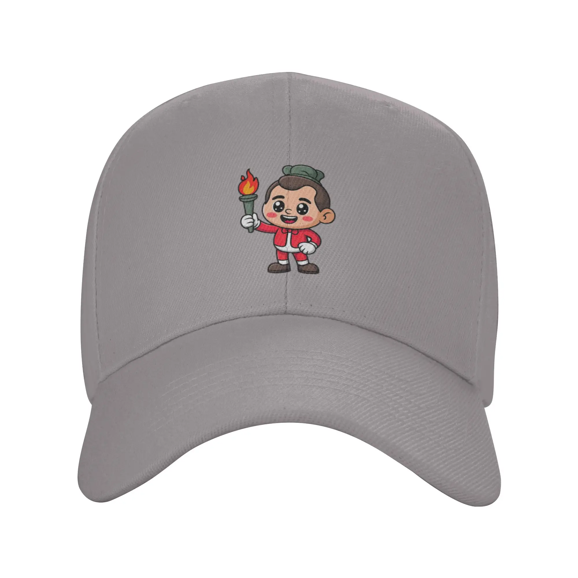 Hot Sale Valencia Fire Festival Folk Style Illustration Baseball Cap  Relaxed Fit Visor Cap  Motorcycle Riding Visor Cap
