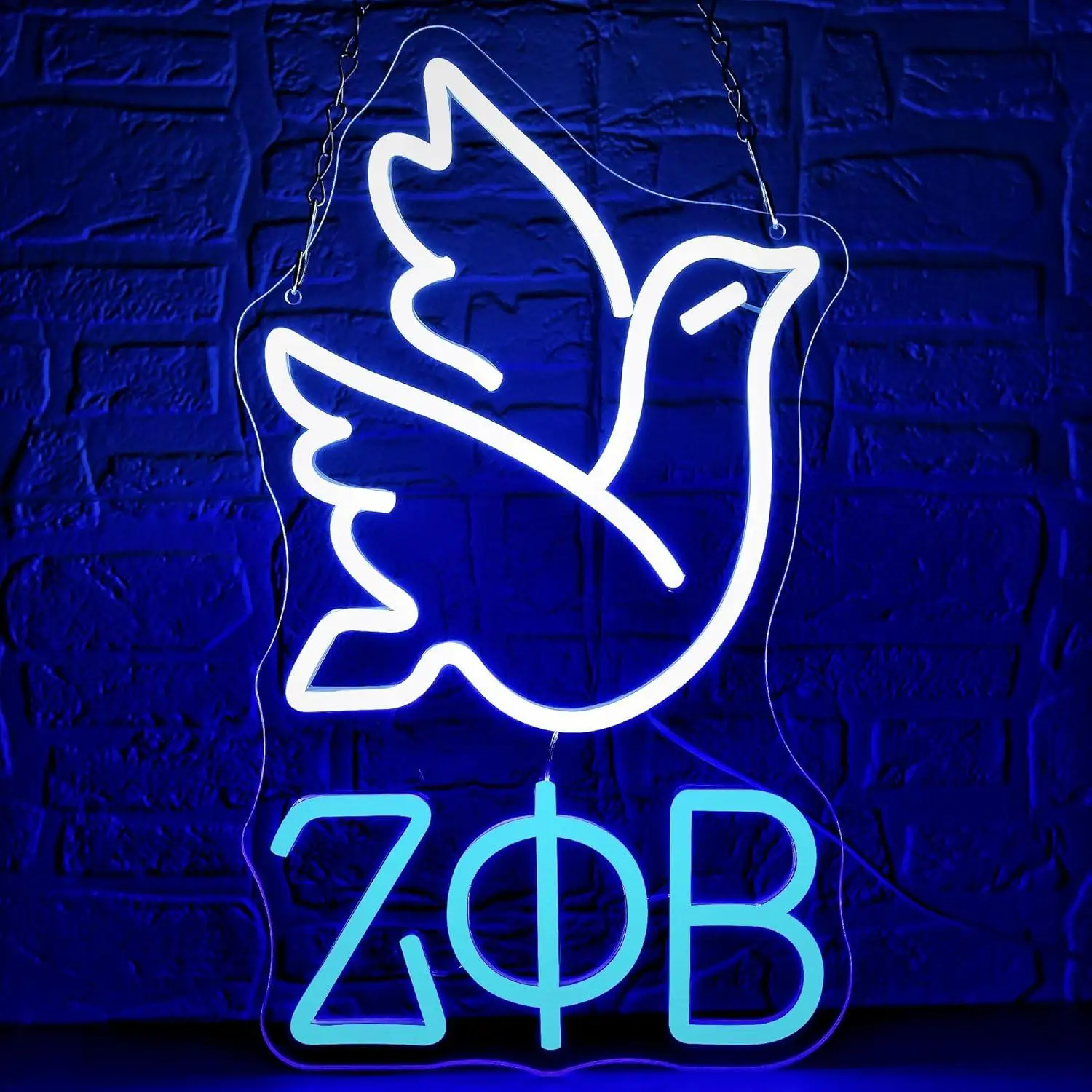 

Неоновая вывеска Zpb Sorority с USB-подсветкой и регулировкой яркости для вечеринок, гостиных, спален, студентов, с декоративными подарками для студенческих клубов