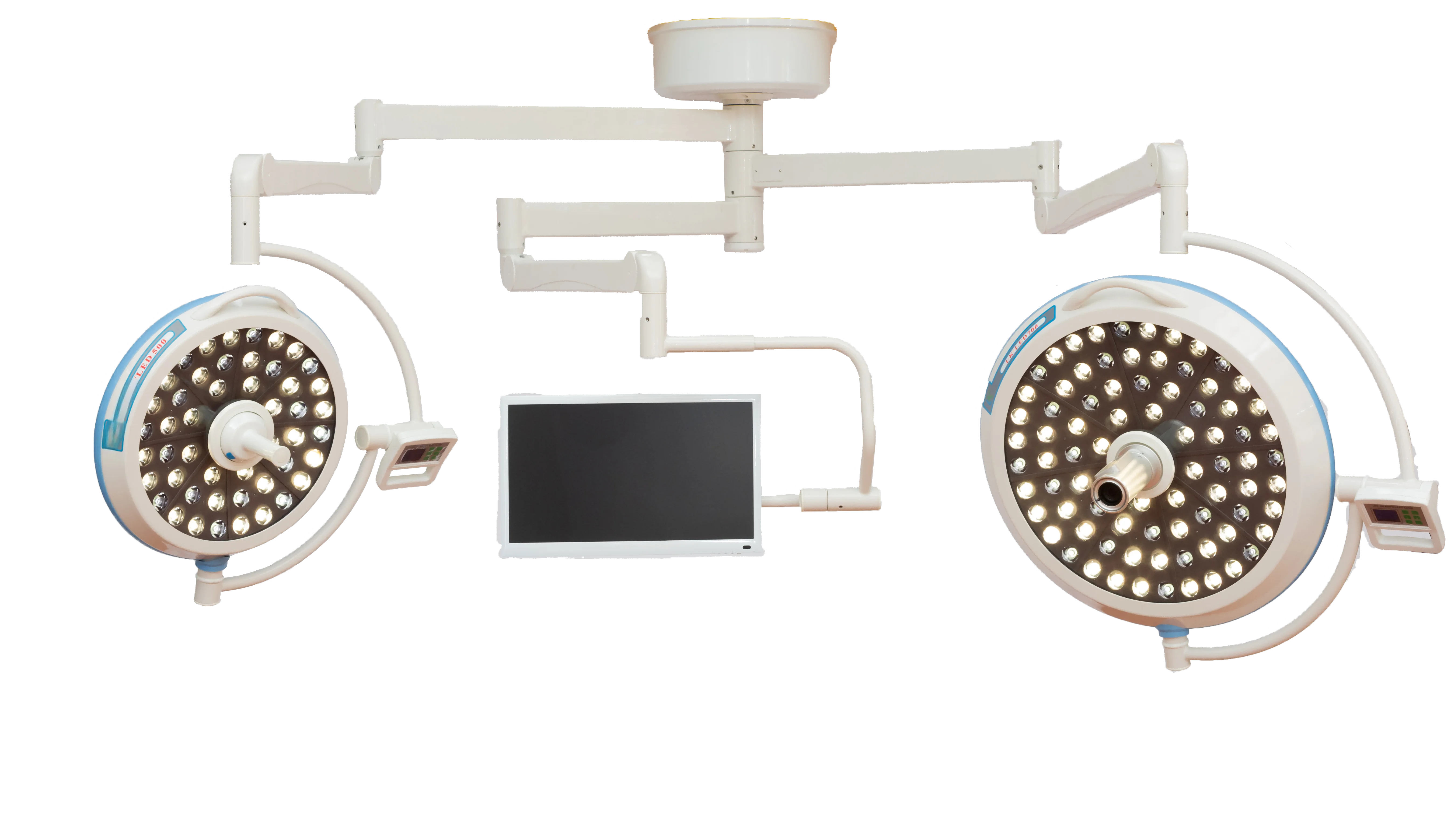 TL-700/500 Single/Double Adjustable Ceiling LED Surgical Operating Lamp Stepless Dimming Electric Shadowless Theatre Light