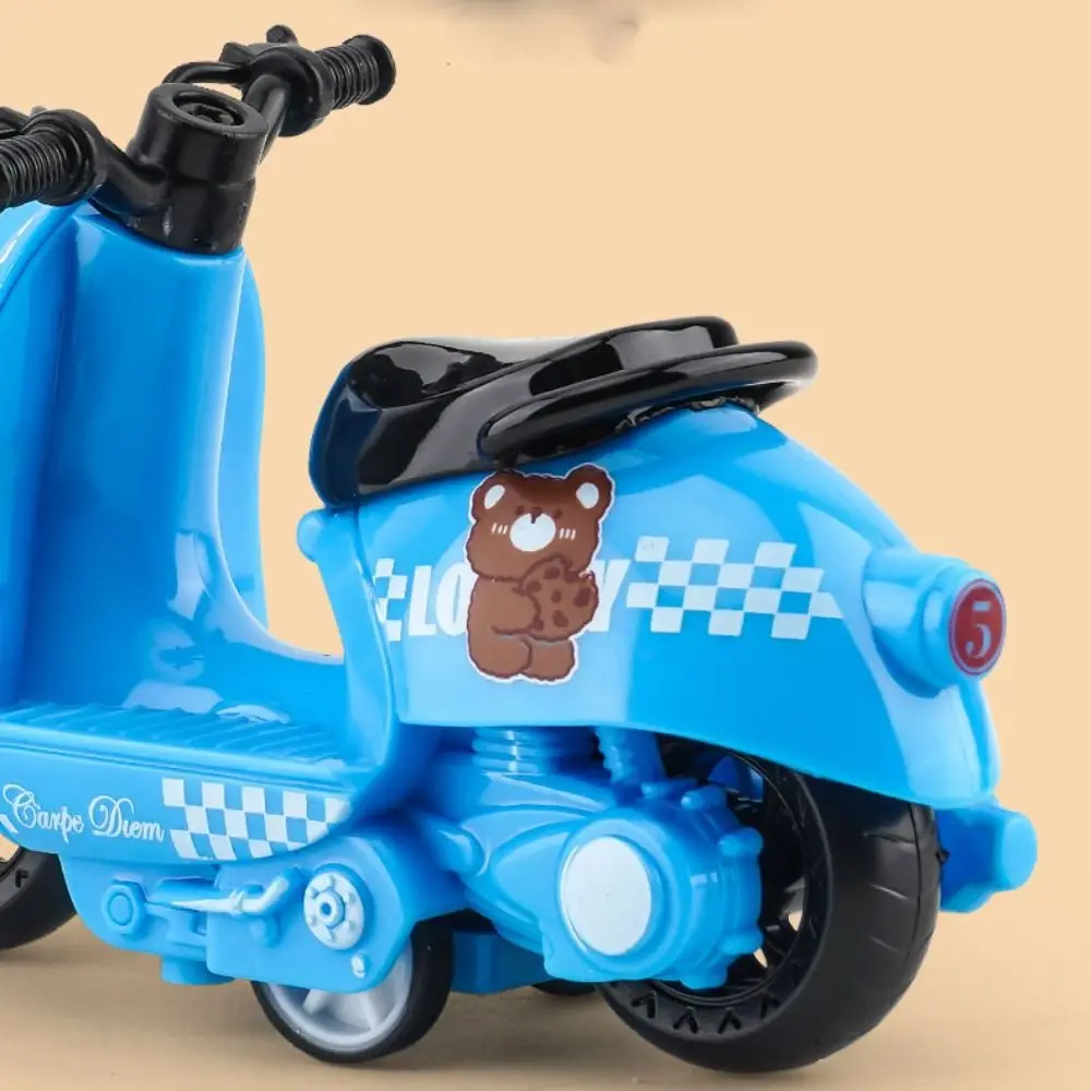 Miniature Alloy Motorcycle Model Diecast Inertia Simulation Motorcycle Vehicle Alloy Motorcycle Pull Back Boy Children