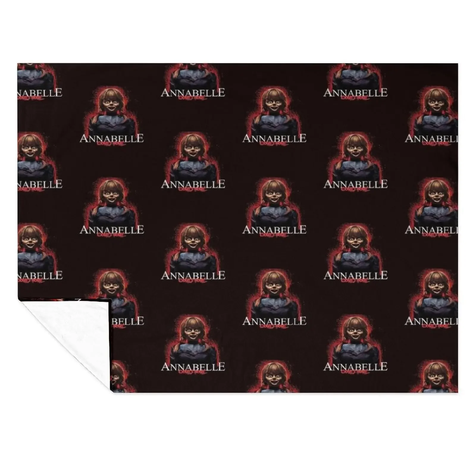 

Annabelle comes home Throw Blanket Flannel Furry Thermals For Travel Plaid on the sofa Blankets