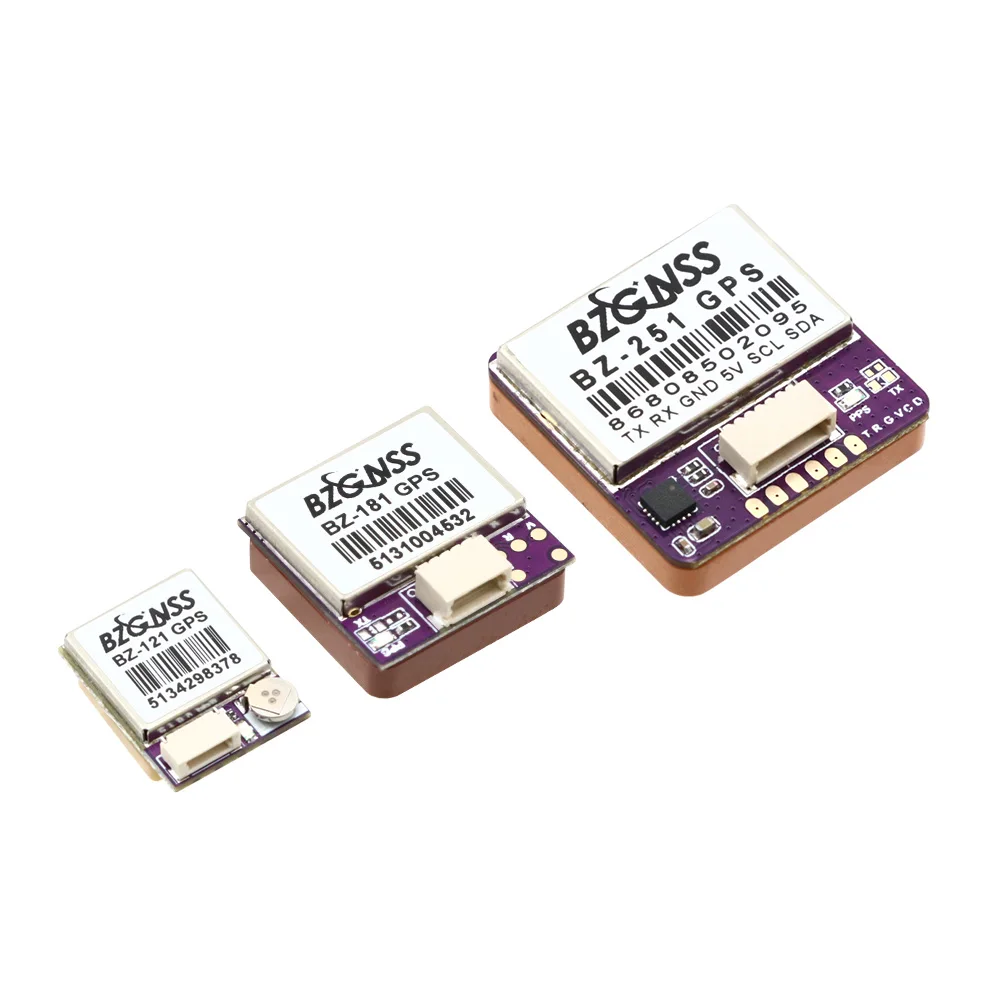 BZGNSS BZ-251 BZ-181 BZ-121 GPS Module Dual Protocol FPV Return Hover F7 F4 Flight Control Fixed Wing Return Rescue Drone Parts