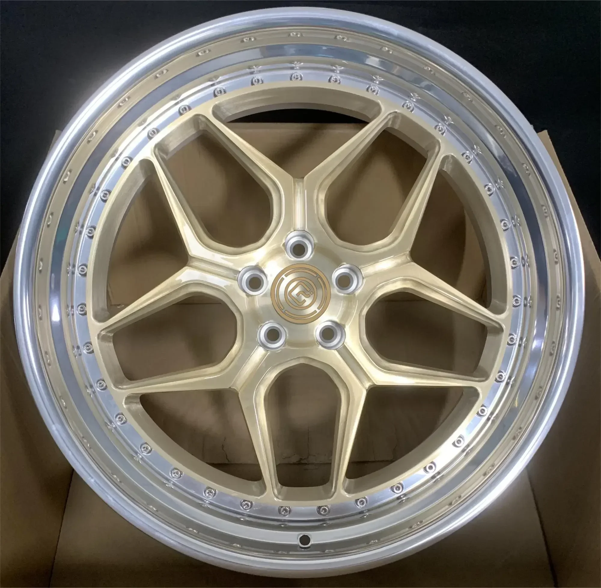 5x112 Wheels 18 Inch Car Rims 26 Inch Wheels 2 Piece Forged Alloy Wheel Rims