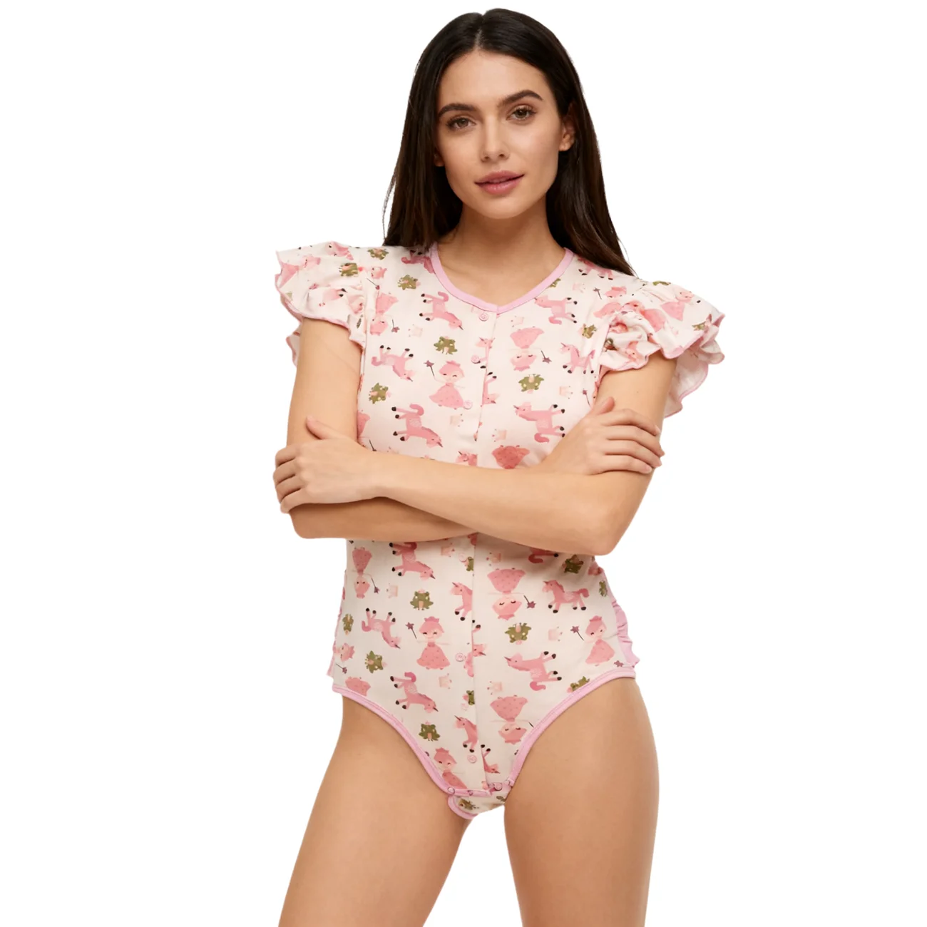 pink princess bodysuit/adult onesie/adult baby romper/abdl clothes