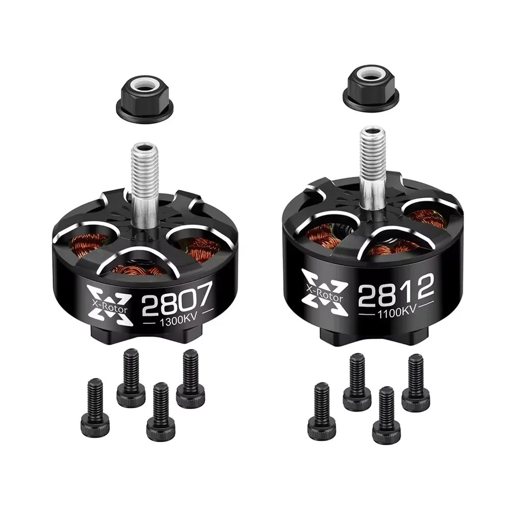 

Hobbywing Xrotor 2807 2812 900/1100/1300/1500KV 4-6S 1700KV 3-4S бесщеточный двигатель для FPV Racing Drone RC аксессуары металлические