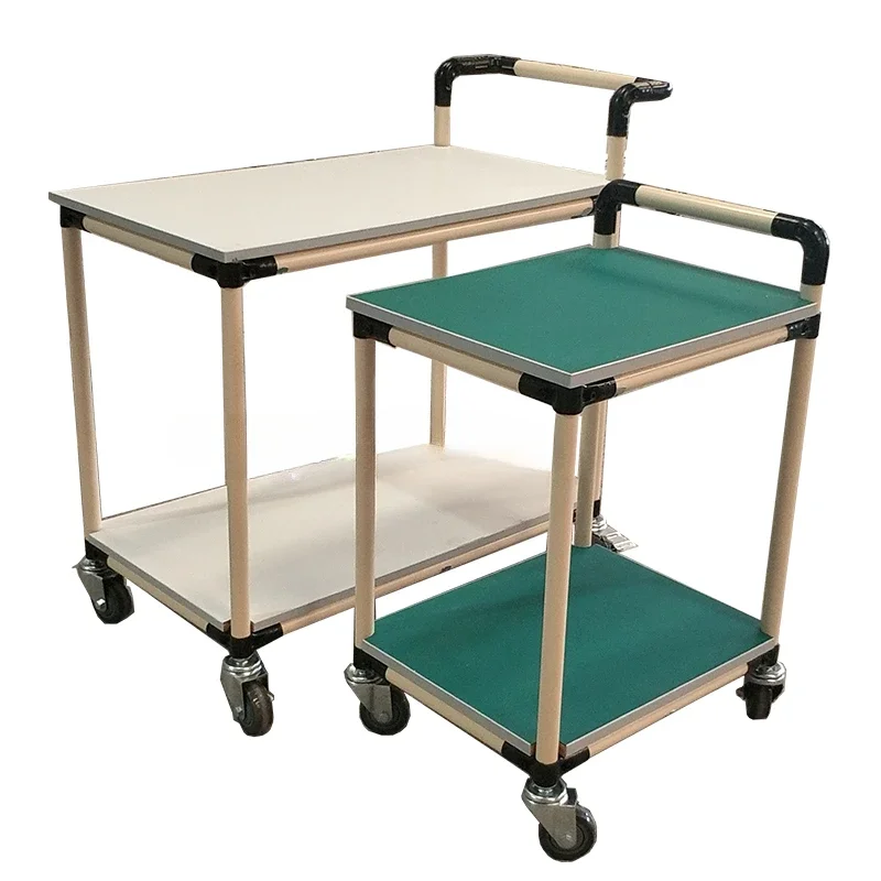 Lean tube rack turnover truck Multi-layer material rack Tool truck Aging rack Work truck