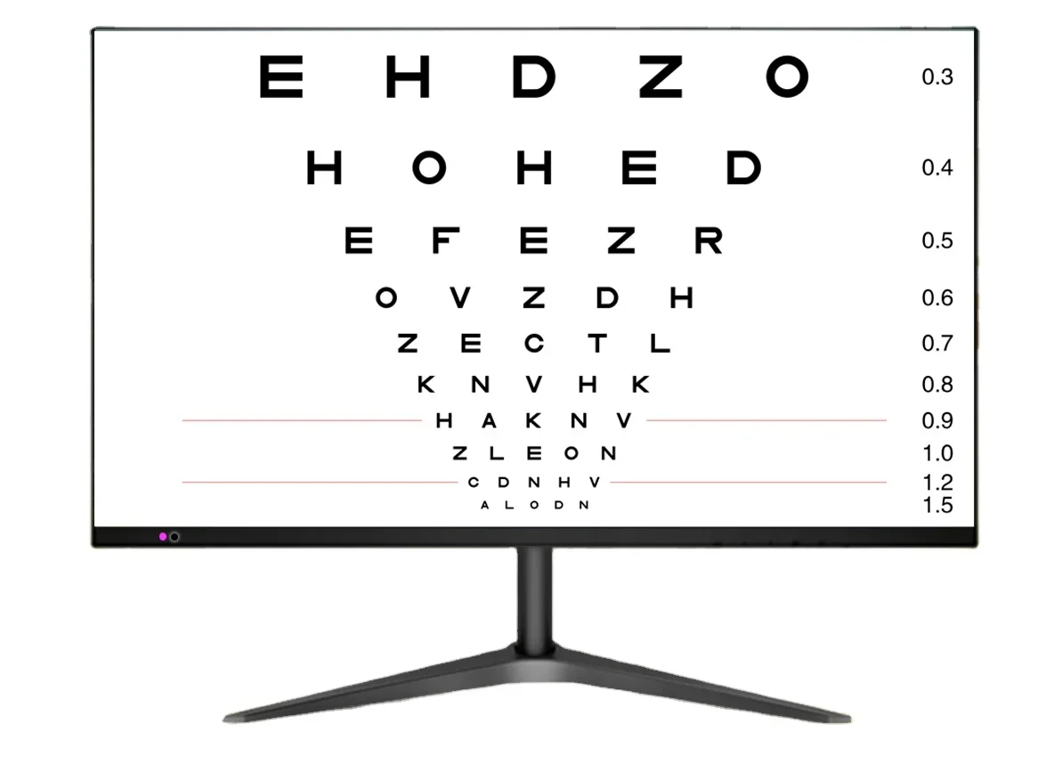 2021 Cheap Ophthalmic 21.5 Inch moni tor Vision Chart Optical Equipment Testing Vision Led Eye Chart Optician Optometrist Chart