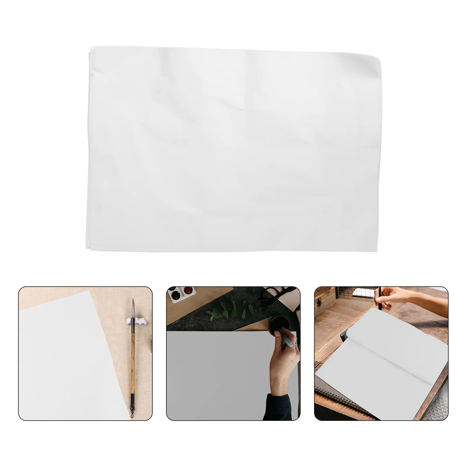 

50 Sheets Print Child Chinese Calligraphy Paper Rice Japanese Soft Sumi Drawing