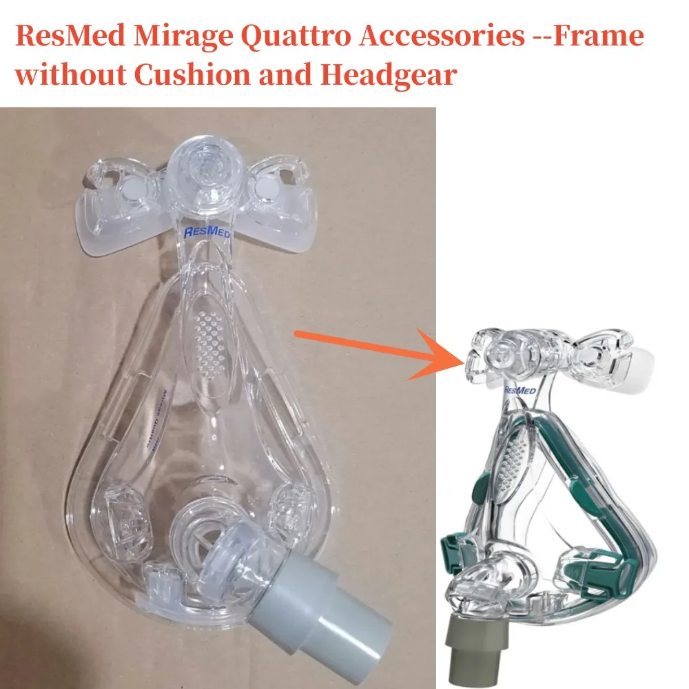 CPAP Special Accessories for ResMed Mirage Quattro Cushion Or Frame with Joint Forehead Pad Support Adjuster Free Shipping