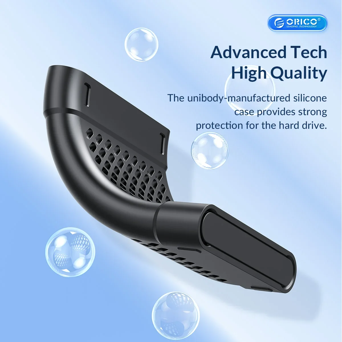 ORICO 2.5 3.5 inch Hard Drive Protective Case Shockproof Solid Silicone Cover for External HDD SSD Storage Box PC Accessories