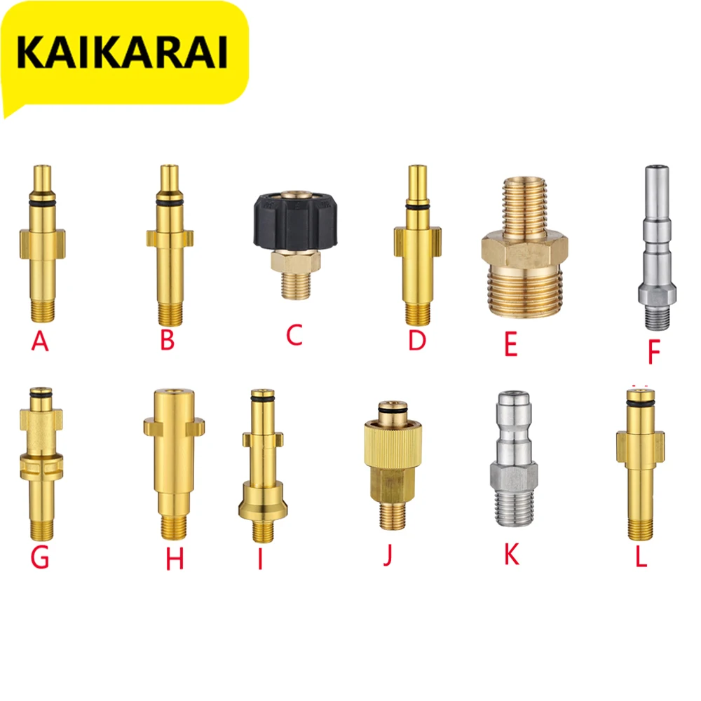 Köpük Memesi Lance Metal Adaptör Basınçlı Yıkama Makinesi Araba Yıkama Parkside Bahçe Kentsel Aracı Karcher Nilfisk Için Köpük Başlatır