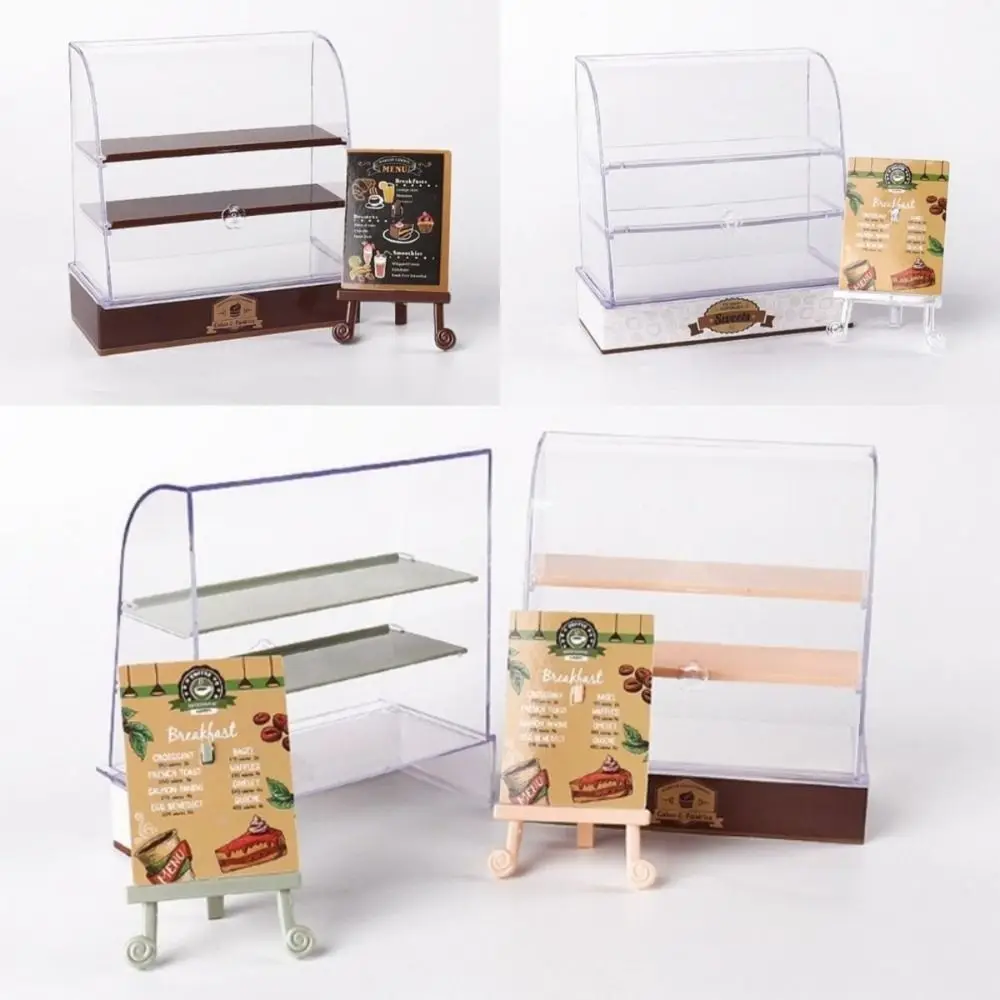 

Dollhouse Miniature Cake Store Cute Style 1:12 Scale Bakery Stand Display Plastic Model Set Play House Decoration for Girl Gift
