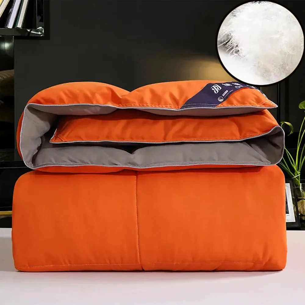 

New Deluxe Summer Duvet Thin Quilt Goose Down White Goose Down Comforter Bedspread Queen King Size Pillow Bedspread Blanket