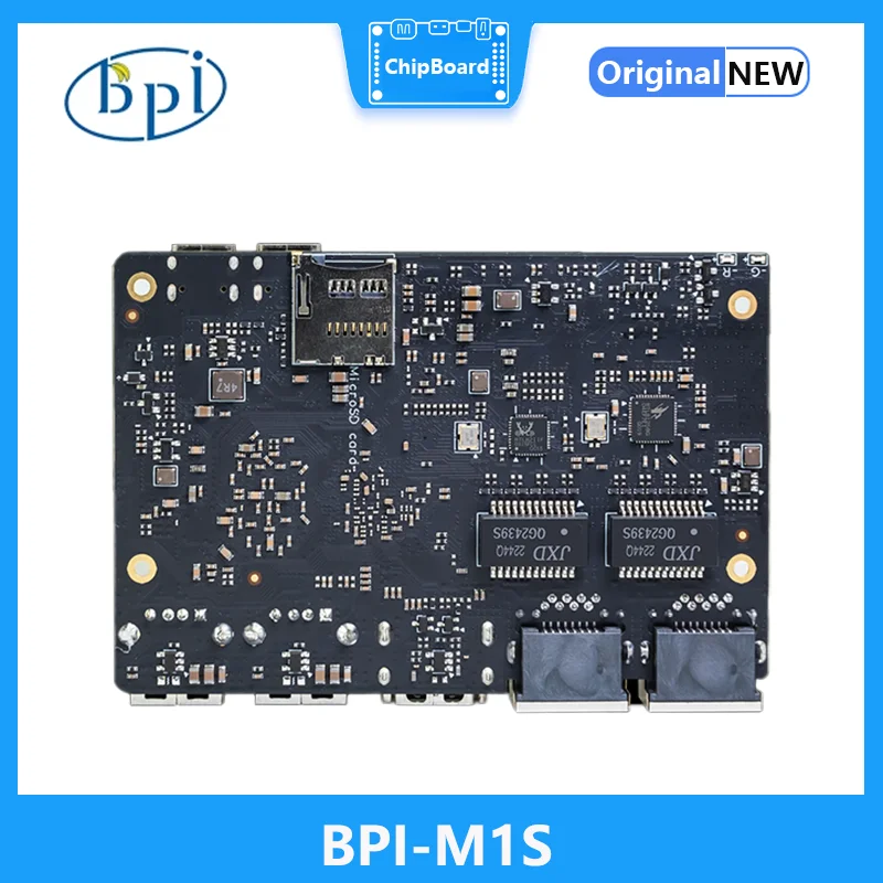 Pi gels BPI-M1S Rockchip RK3528 façades-core Cortex-A53 4 Go 32 bits LPDDR4x 32 Go eMMC 60fps 4K vidéo Smart Single Board Computer