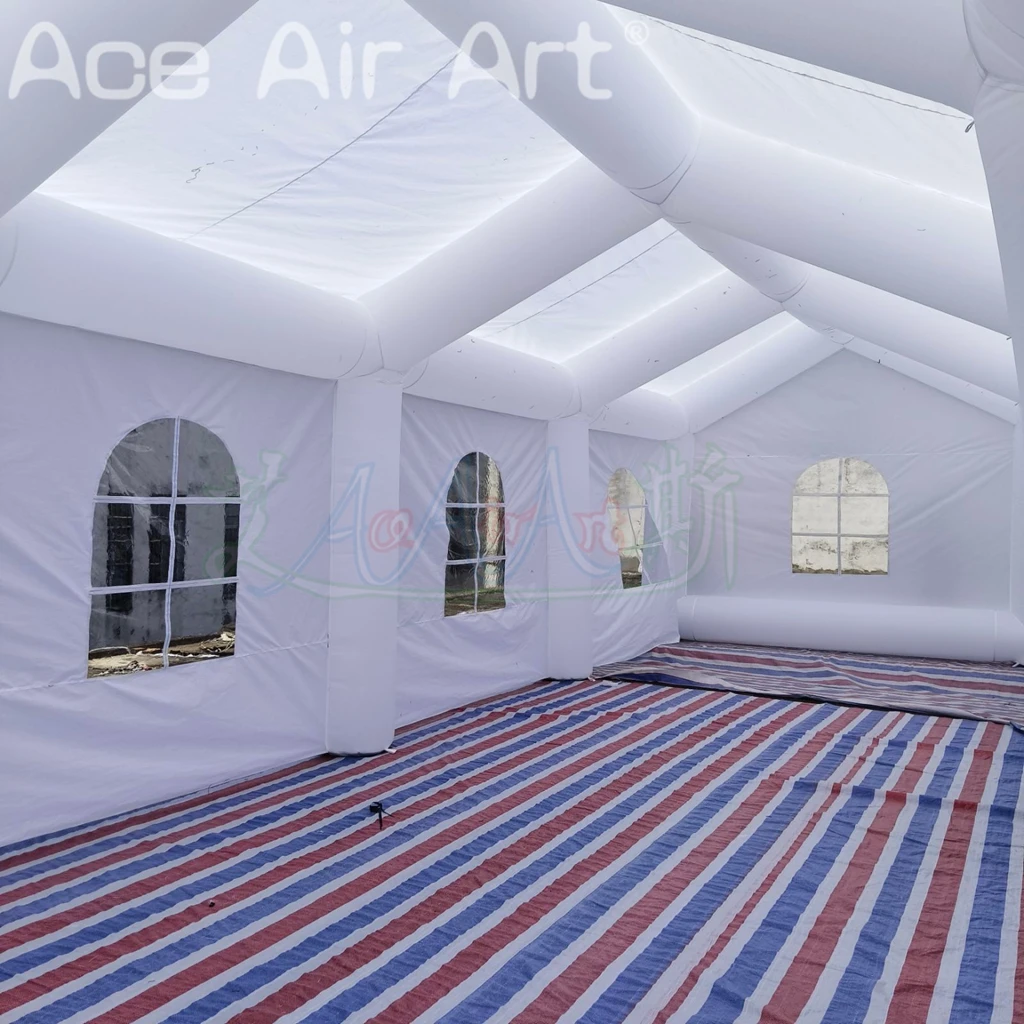 Inflatable Wedding Tent Outdoor Party Tent Portable Marquee Wedding House White Garden Tent For Wedding Event