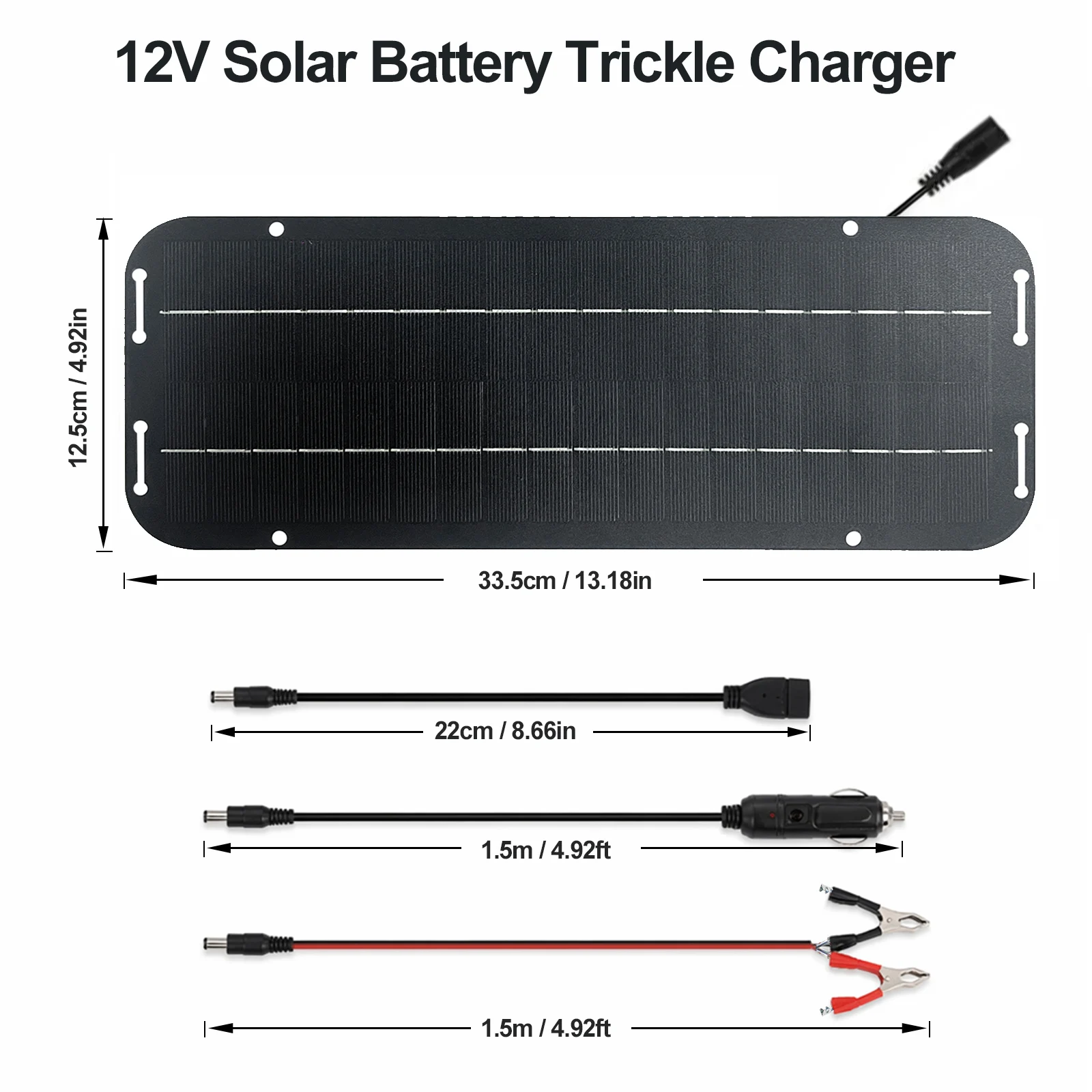 Solar Cells Solar Battery Trickle Charger 12V Olt Power Solar Panel Solar Battery Charger
