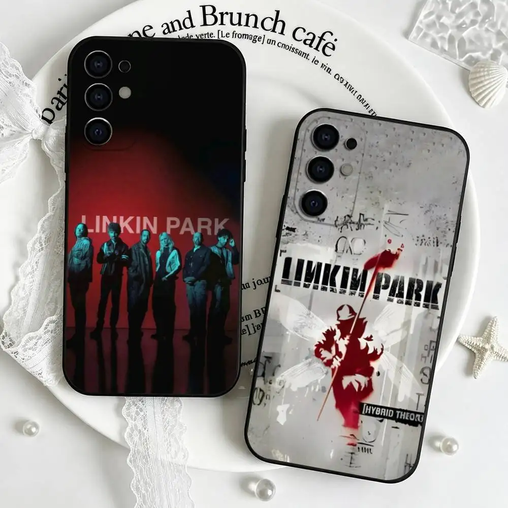 L-Linkin Park Band Phone Case For Samsung S25,S24,S21,S22,S23,S30,Ultra,S20,Plus,Fe,Lite,Note,10,Black Cover